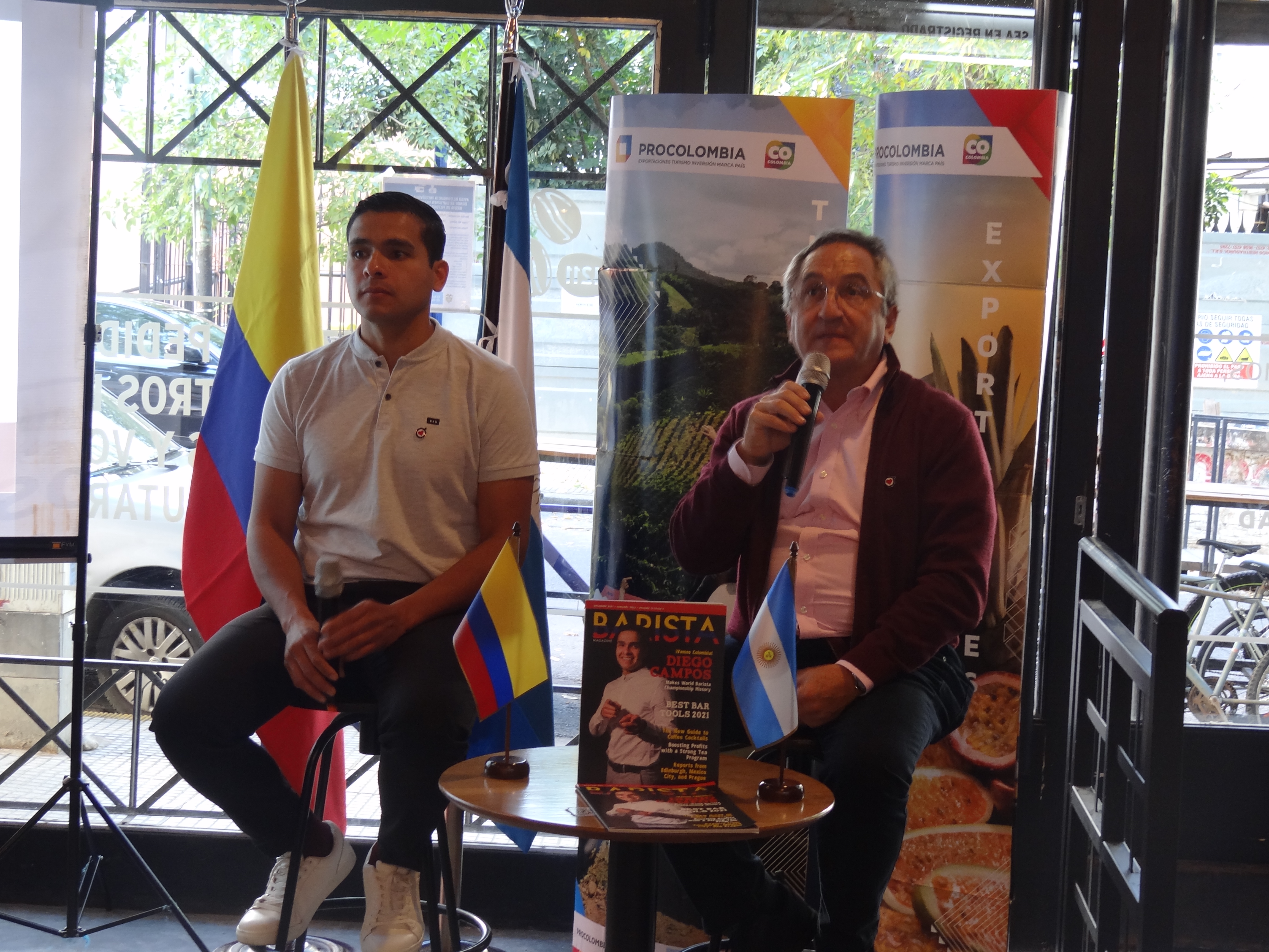 Buenos Aires con aroma a café Presentación y clase magistral de barismo con el colombiano Diego Campos – Barista, campeón mundial y tostador de café en Buenos Aires 