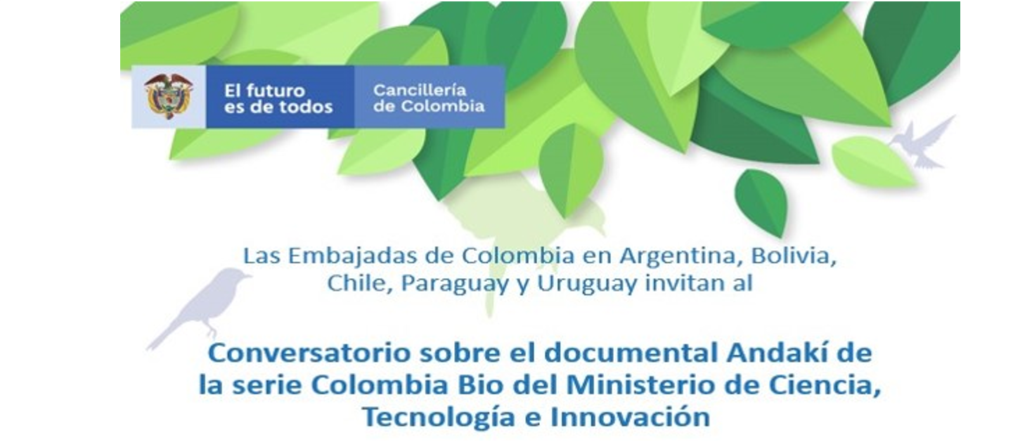 Las Embajadas en Argentina, Bolivia, Chile, Paraguay y Uruguay celebraron el Día del Medio Ambiente con un conversatorio virtual sobre el documental "Andakí, camino de vida”