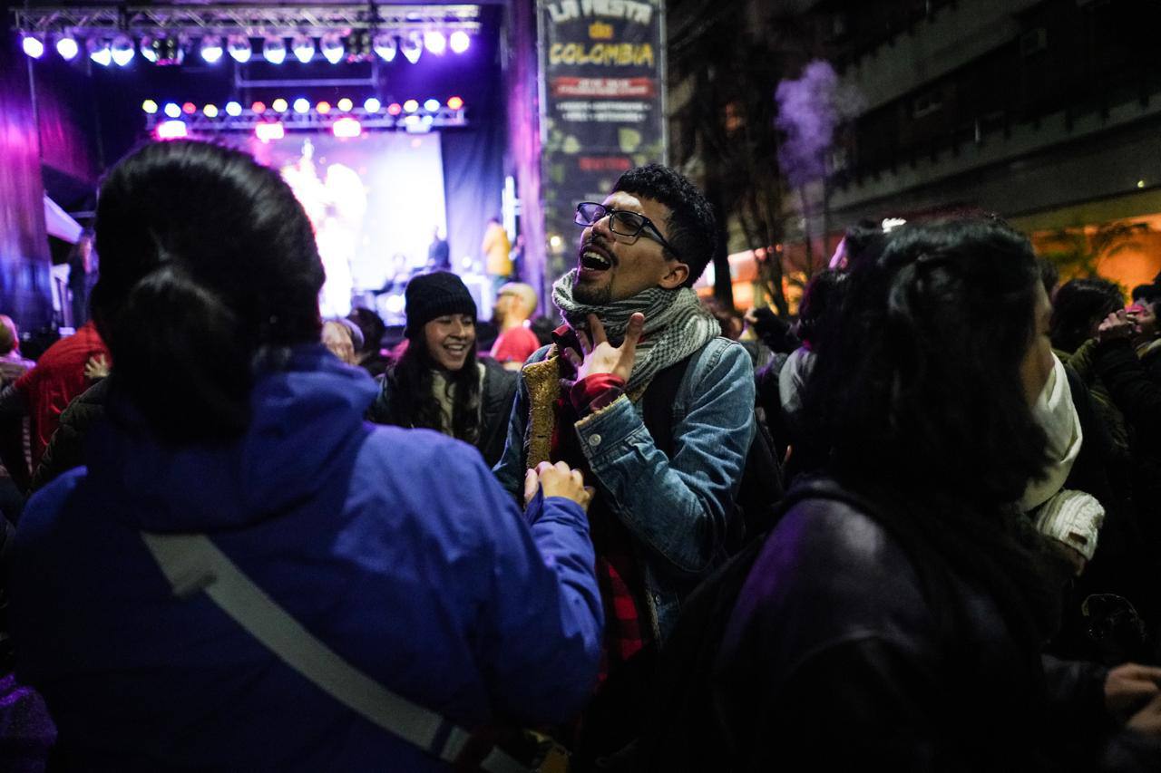 El sentimiento patrio colombiano por el 20 de julio se hizo sentir en Argentina