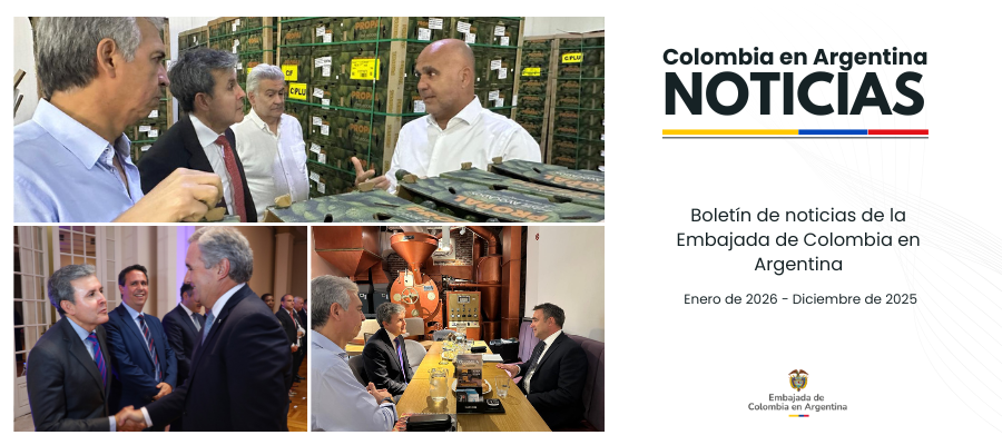 Boletín de Noticias de la Embajada de Colombia en Argentina: enero 2026