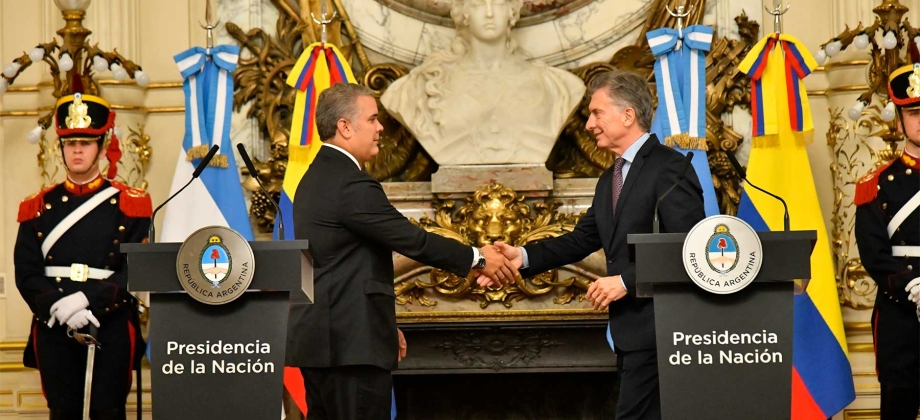 “Argentina y Colombia han tenido vínculos indelebles que cada vez nos fortalecen más: Presidente Iván Duque en declaración conjunta
