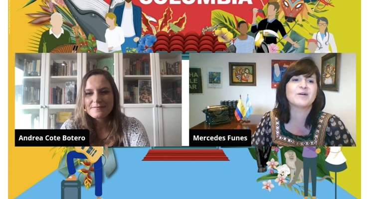La Embajada de Colombia en Argentina realizó un conversatorio con la poeta Botero